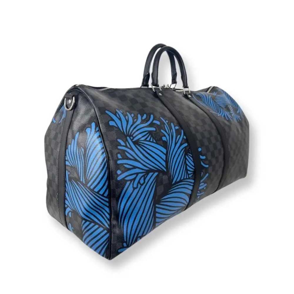 Louis Vuitton Keepall cloth travel bag - image 4