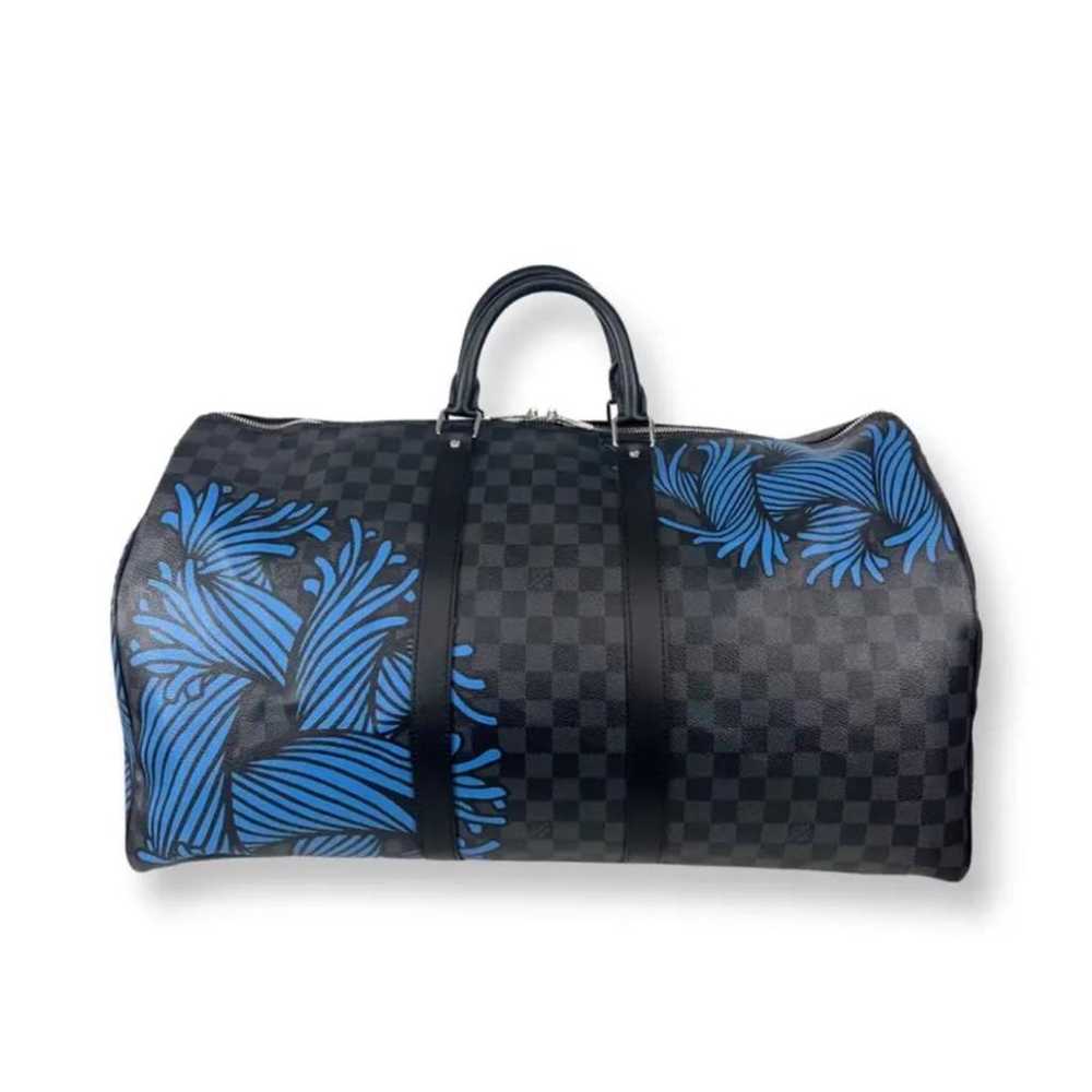 Louis Vuitton Keepall cloth travel bag - image 5