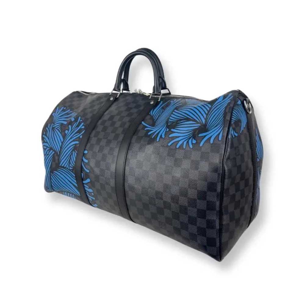 Louis Vuitton Keepall cloth travel bag - image 6