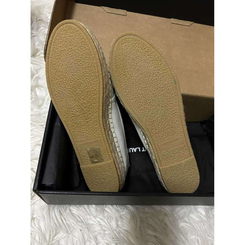 Saint Laurent Leather espadrilles - image 3