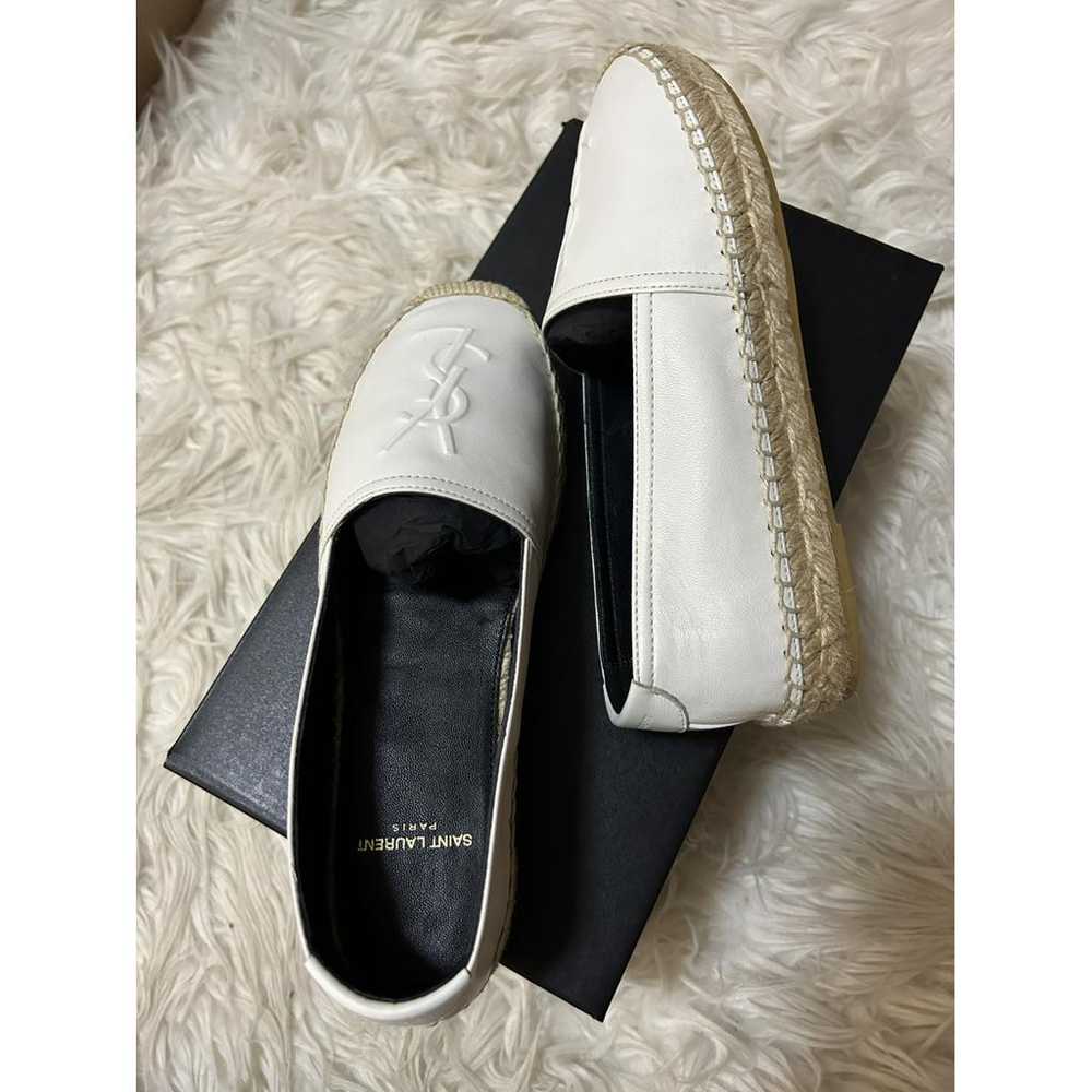 Saint Laurent Leather espadrilles - image 4