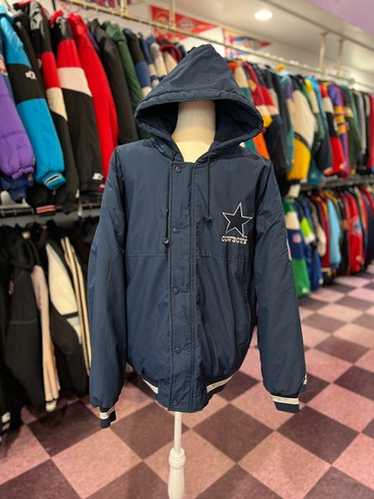 STARTER COWBOYS フード付きジャケット Lサイズ Dallas Cowboys Starter Jacket (Size L) – VintageFolk