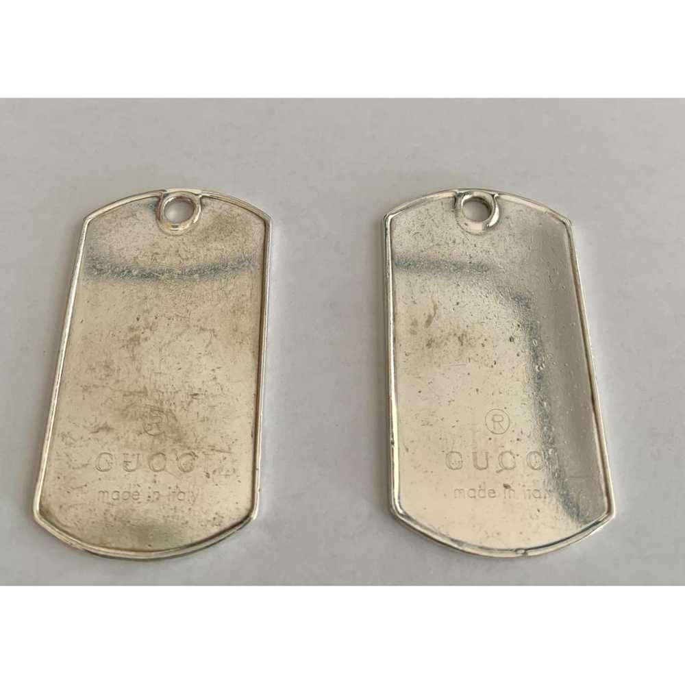 Gucci Dog Tag silver jewellery - image 4