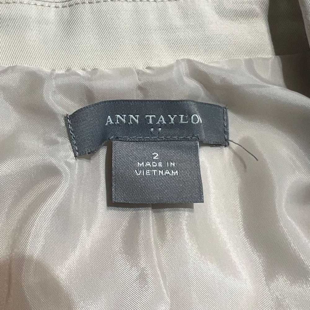 Ann Taylor Ann Taylor Beige Khaki Blazer Pencil S… - image 10