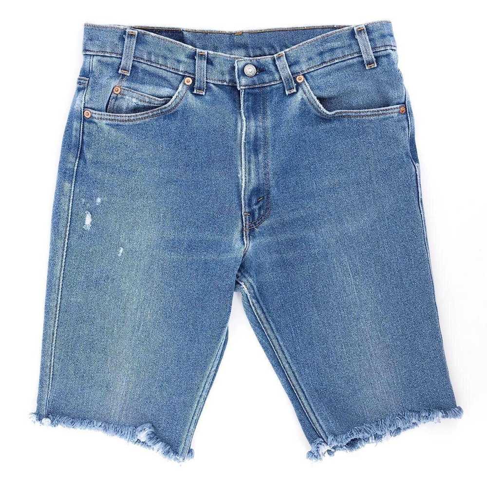 Levi's × Vintage Levis 515 jorts cut off denim je… - image 2