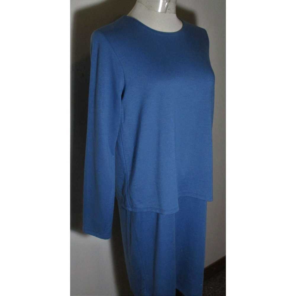 Vintage Women's PUREJILL Blue "Tencel Luxe" Long … - image 3