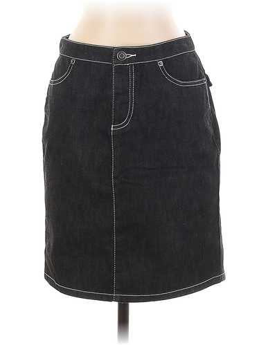 Pendleton Women Black Denim Skirt 4 Petites