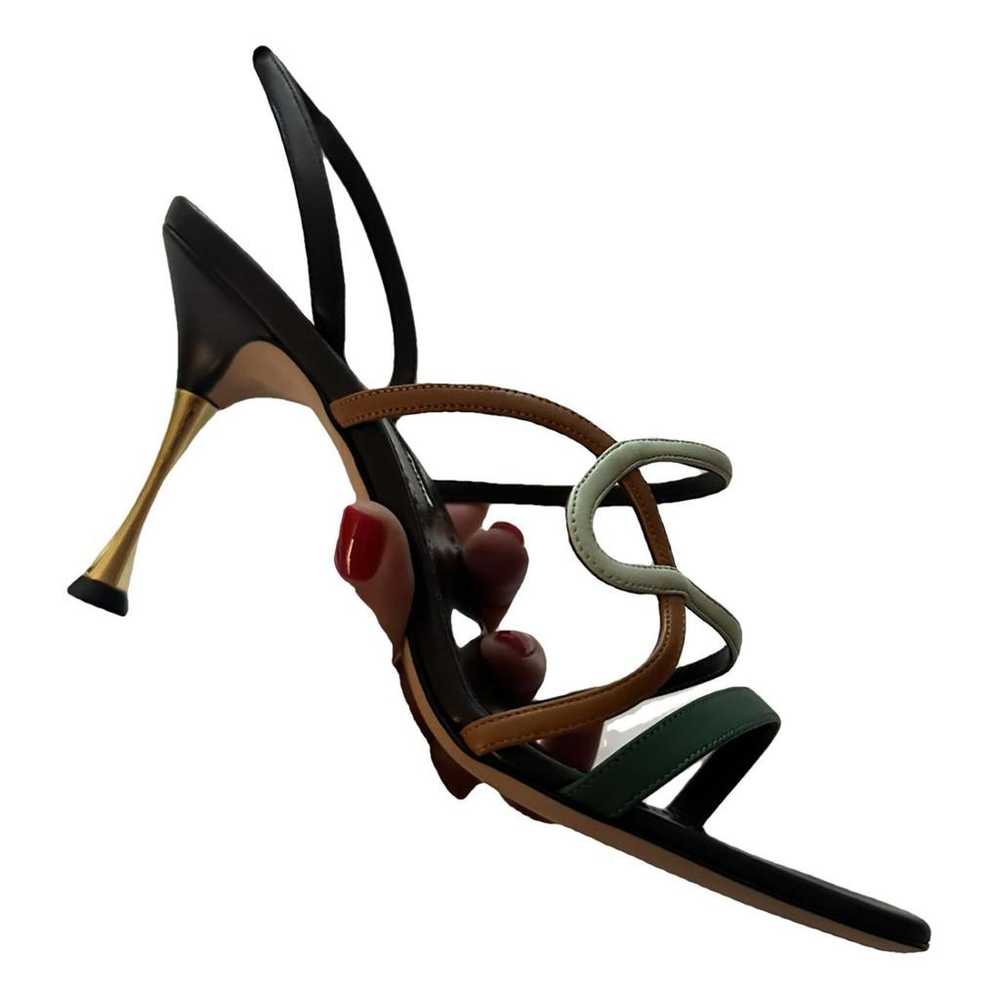 Manolo Blahnik Leather sandal - image 2