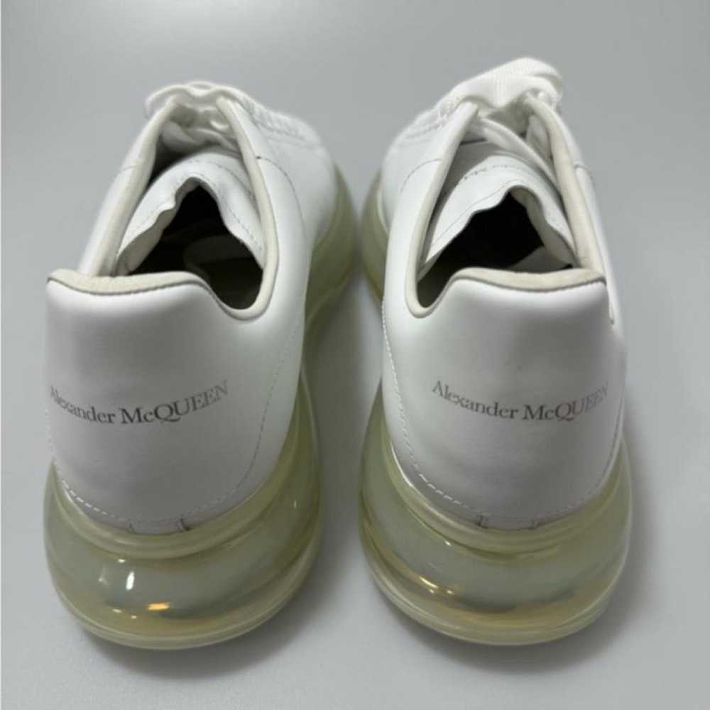 Alexander McQueen Oversize leather low trainers - image 4