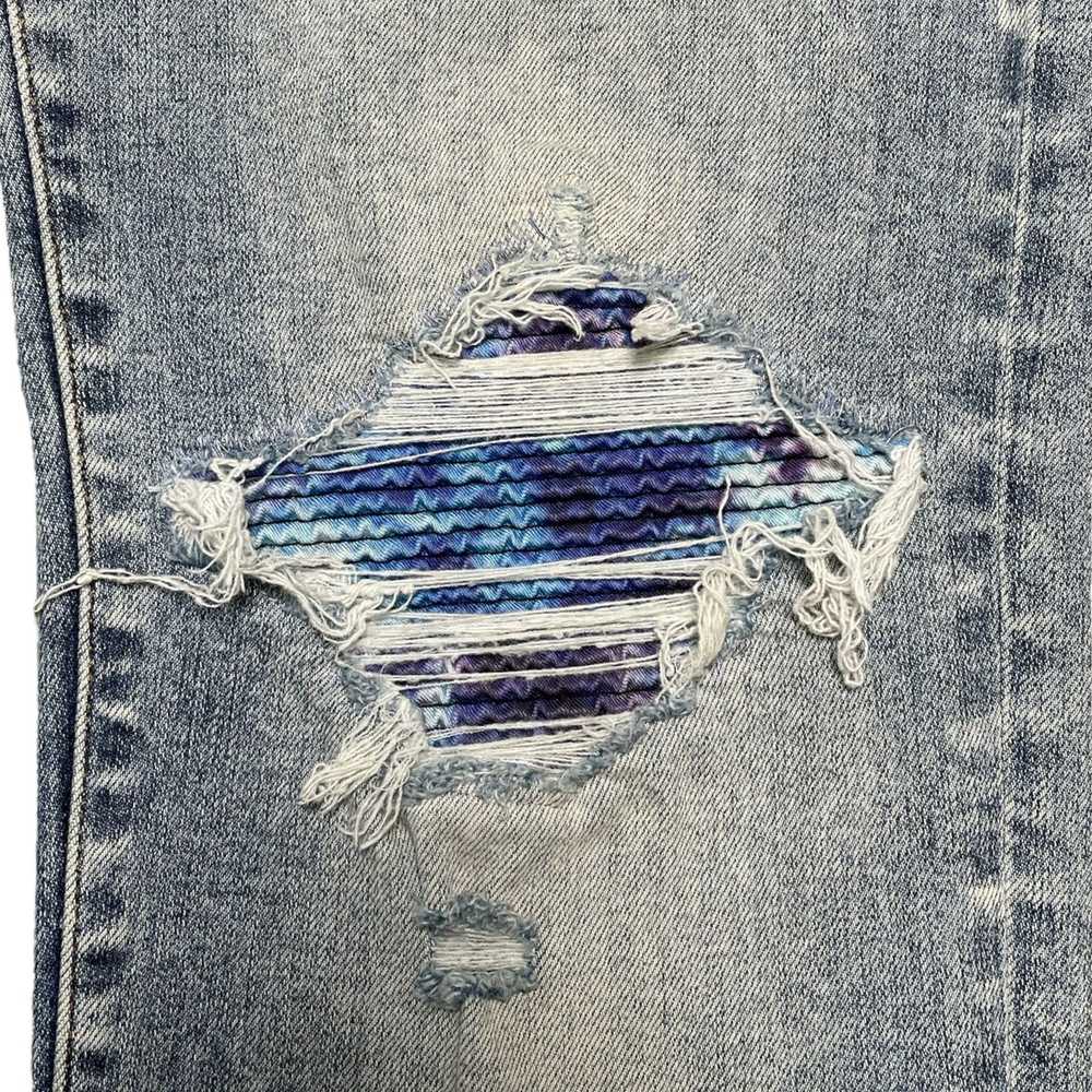 Amiri Amiri MX1 Tie Dye Bandana Patch Stone Indigo - image 3