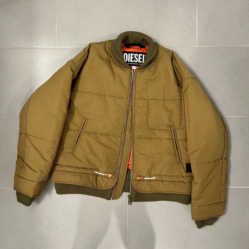 Diesel Diesel W-Spleak Padded Bomber Jacket - image 1