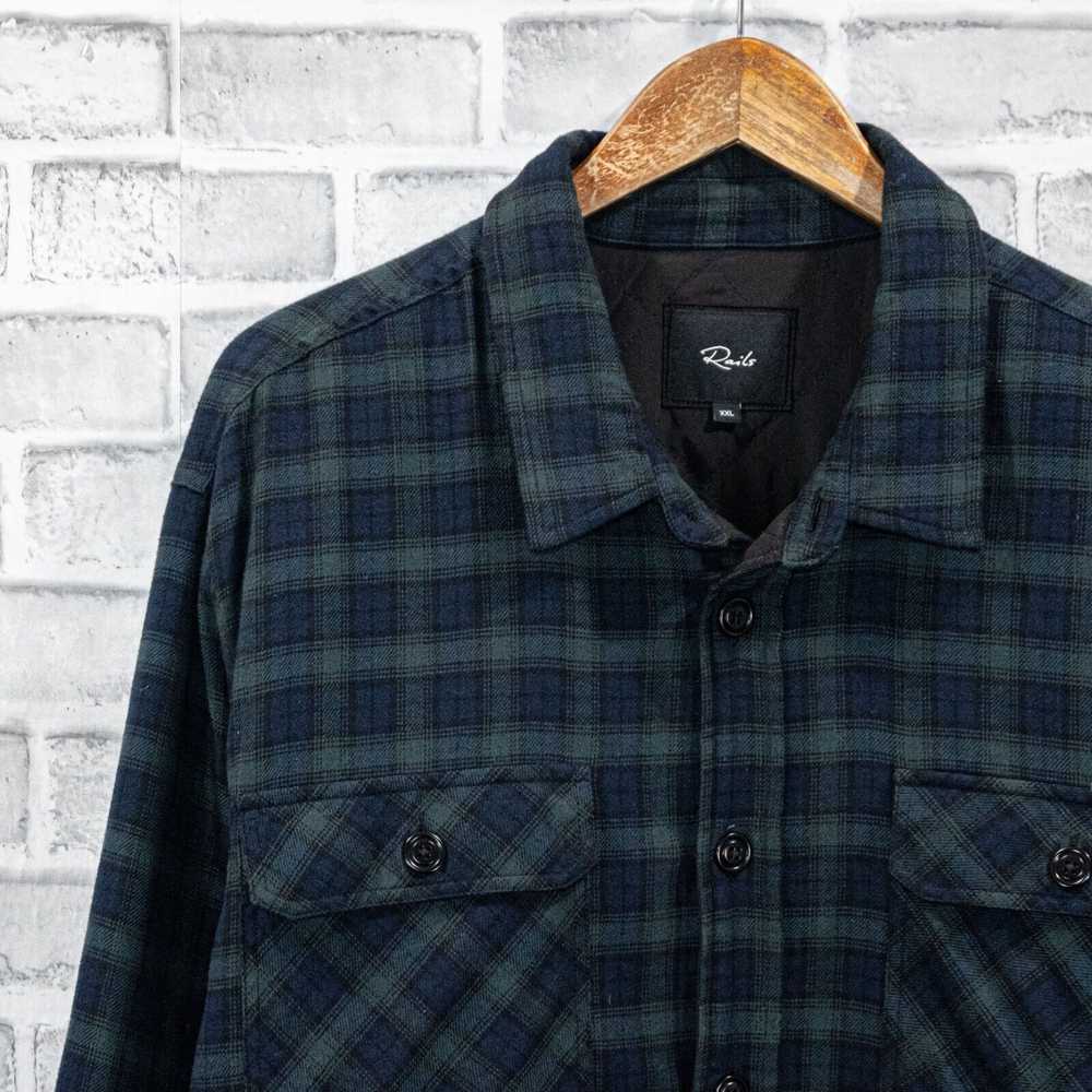 Rails Rails Worthing Flannel Shirt Jacket quilted… - image 7