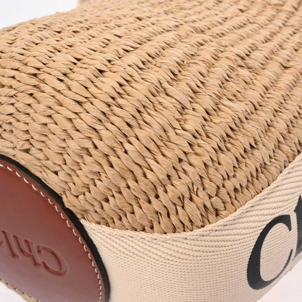 Chloe Chloe Woody Small Basket Beige/Brown CHC22S… - image 10