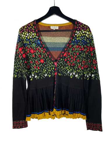 Designer IVKO Woman Cardigan Floral Print Size 36