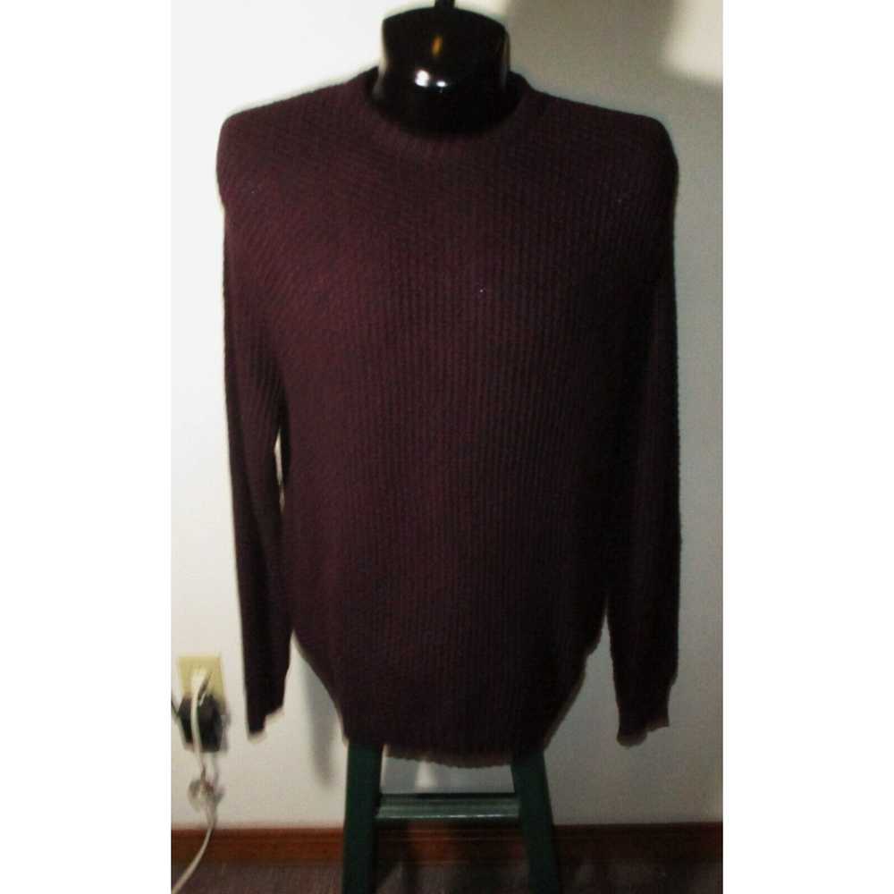 Nordstrom Men's NORDSTROM Burgundy Plum Merino Wo… - image 1