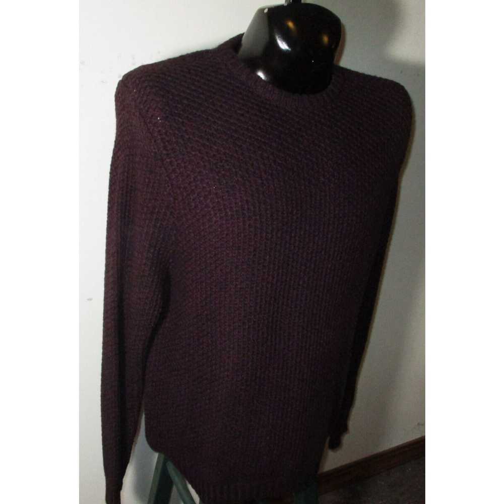 Nordstrom Men's NORDSTROM Burgundy Plum Merino Wo… - image 3