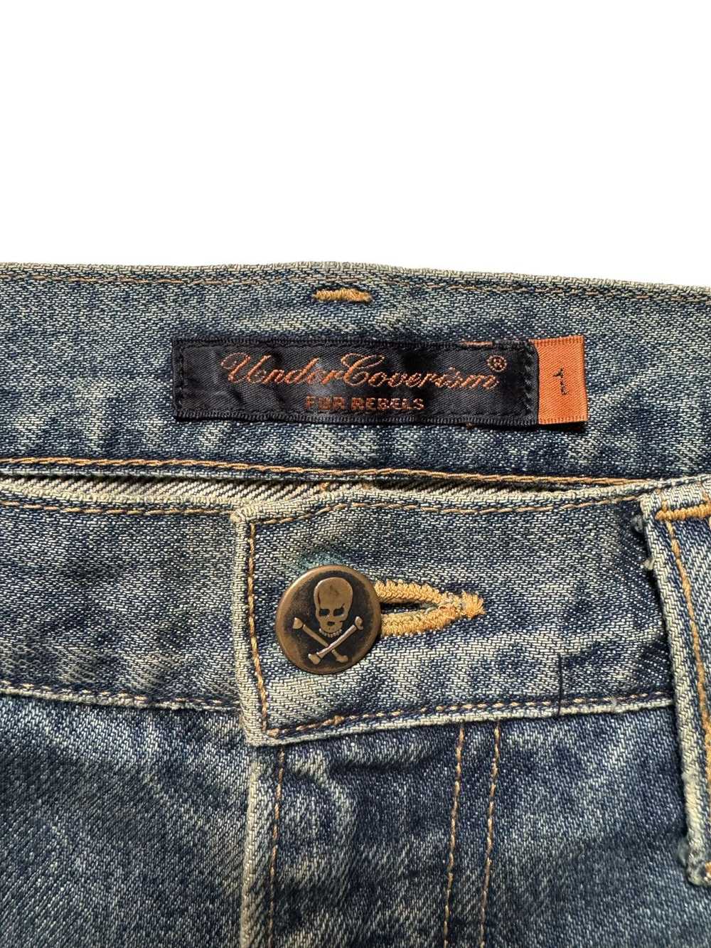 Undercover Undercover Arts & Crafts Skull Denim - image 3