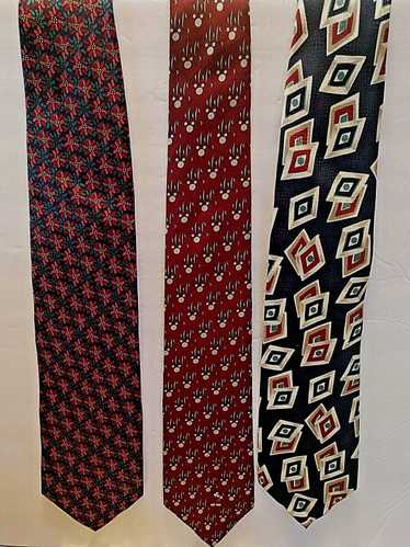 Men's Silk Designer Ties - Set of 3