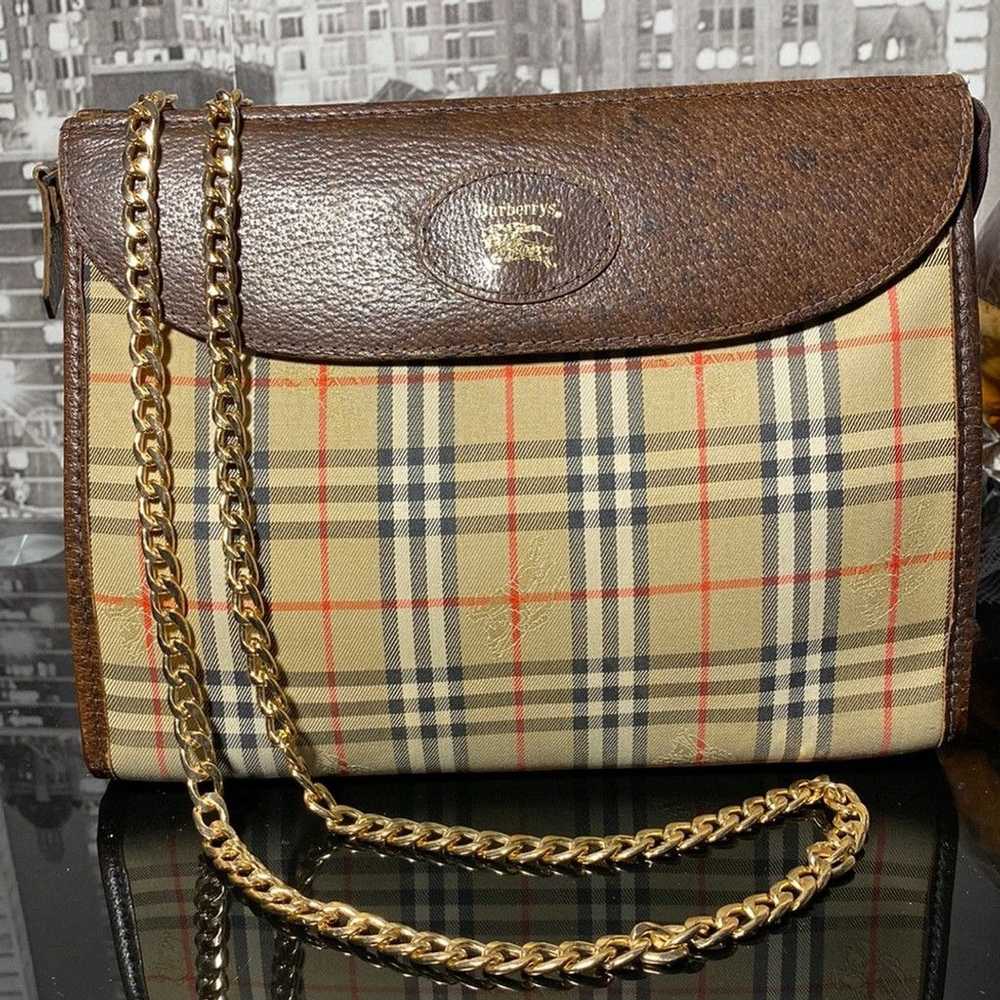 Burberry Authentic Burberrys Nova Check Bag - image 1