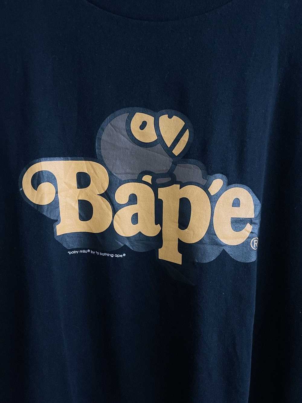 Bape STEAL! 2010s Bape OG Baby Milo on Bape Tee (… - image 3