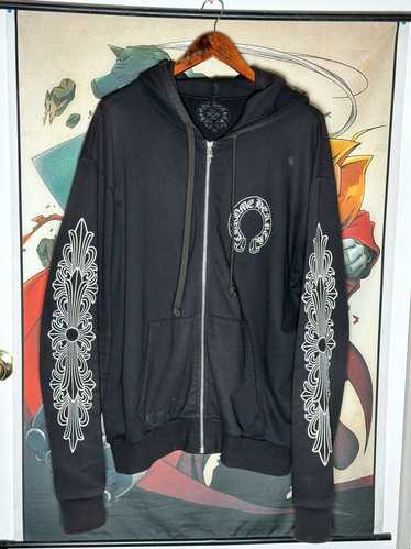 Chrome Hearts Horseshoe Zip-Up Hoodie