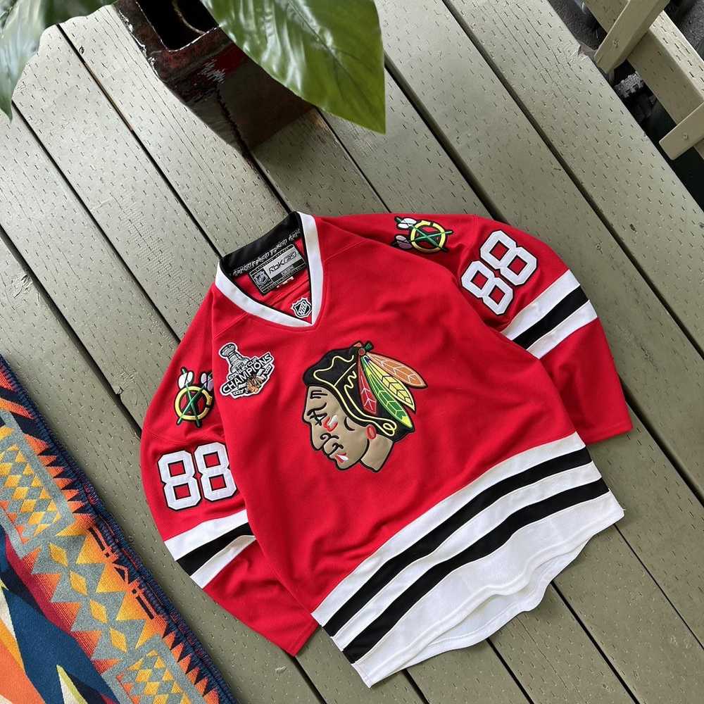 Chicago Blackhawks × Reebok × Vintage Chicago Bla… - image 1