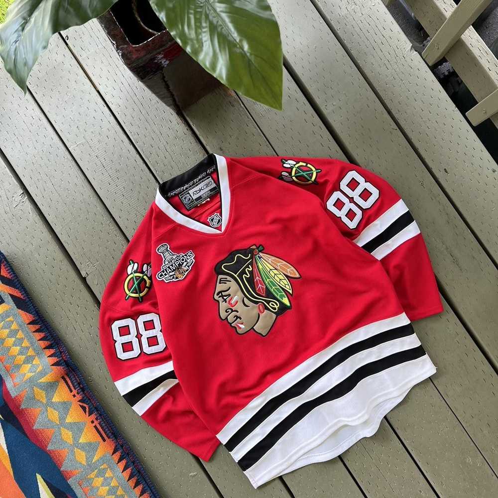 Chicago Blackhawks × Reebok × Vintage Chicago Bla… - image 3