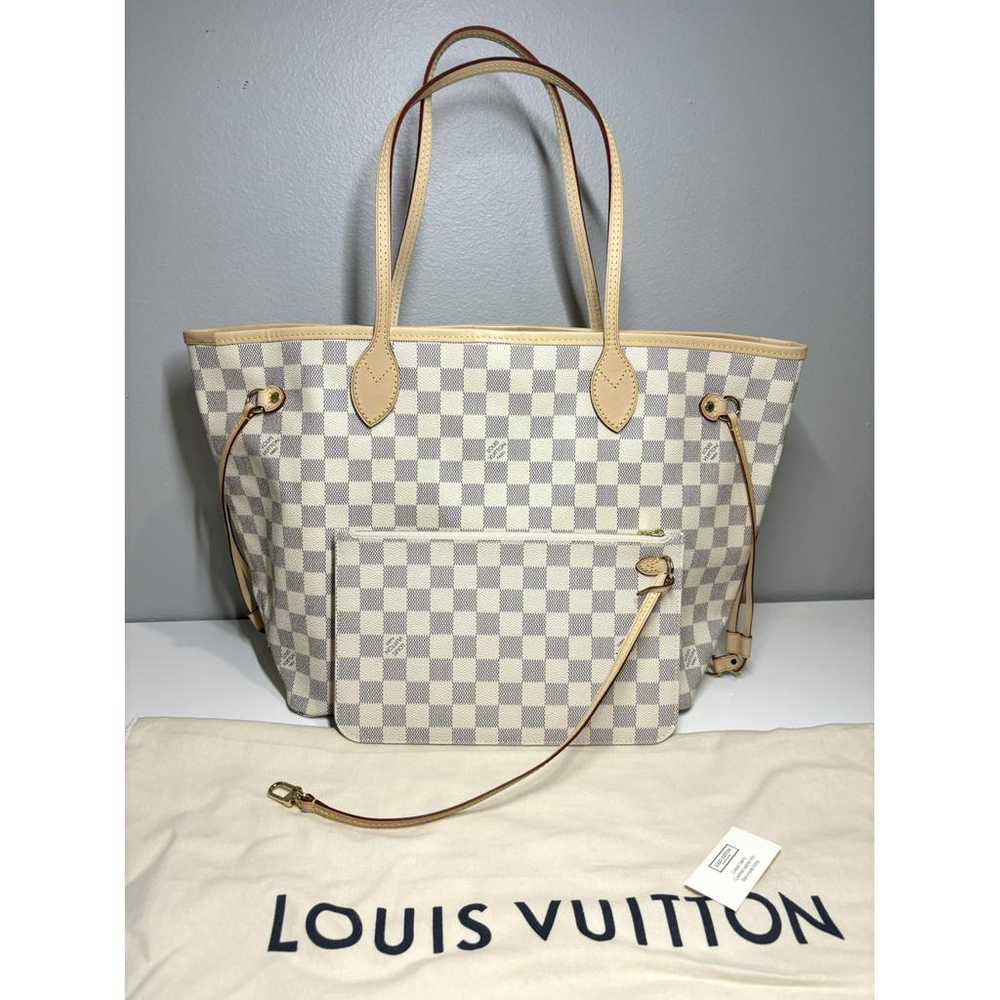 Louis Vuitton Neverfull leather tote - image 2