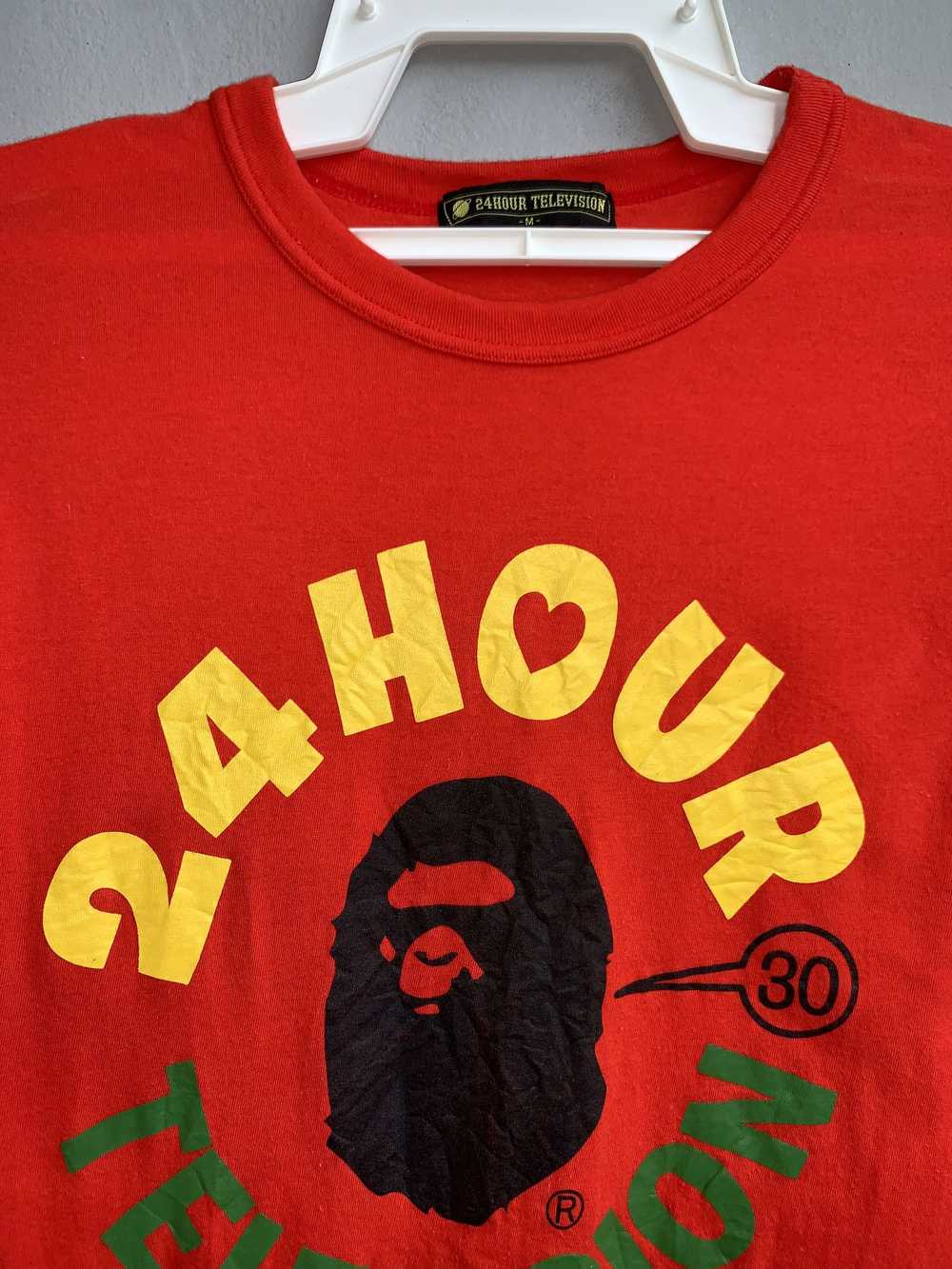 Bape Bape 24 Hour Television Vintage Shirt - image 2