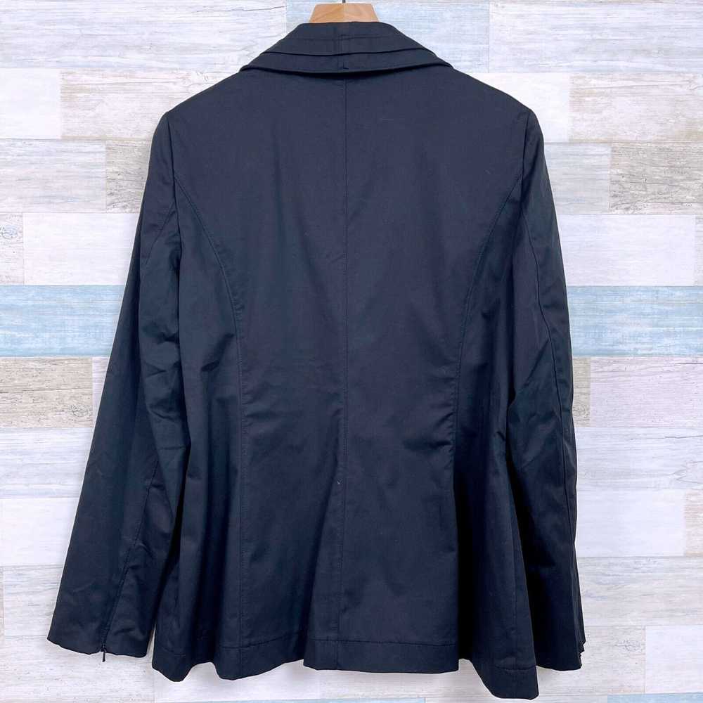 Other WORTH Wide Collar Jacket Black V Neck Snap … - image 5