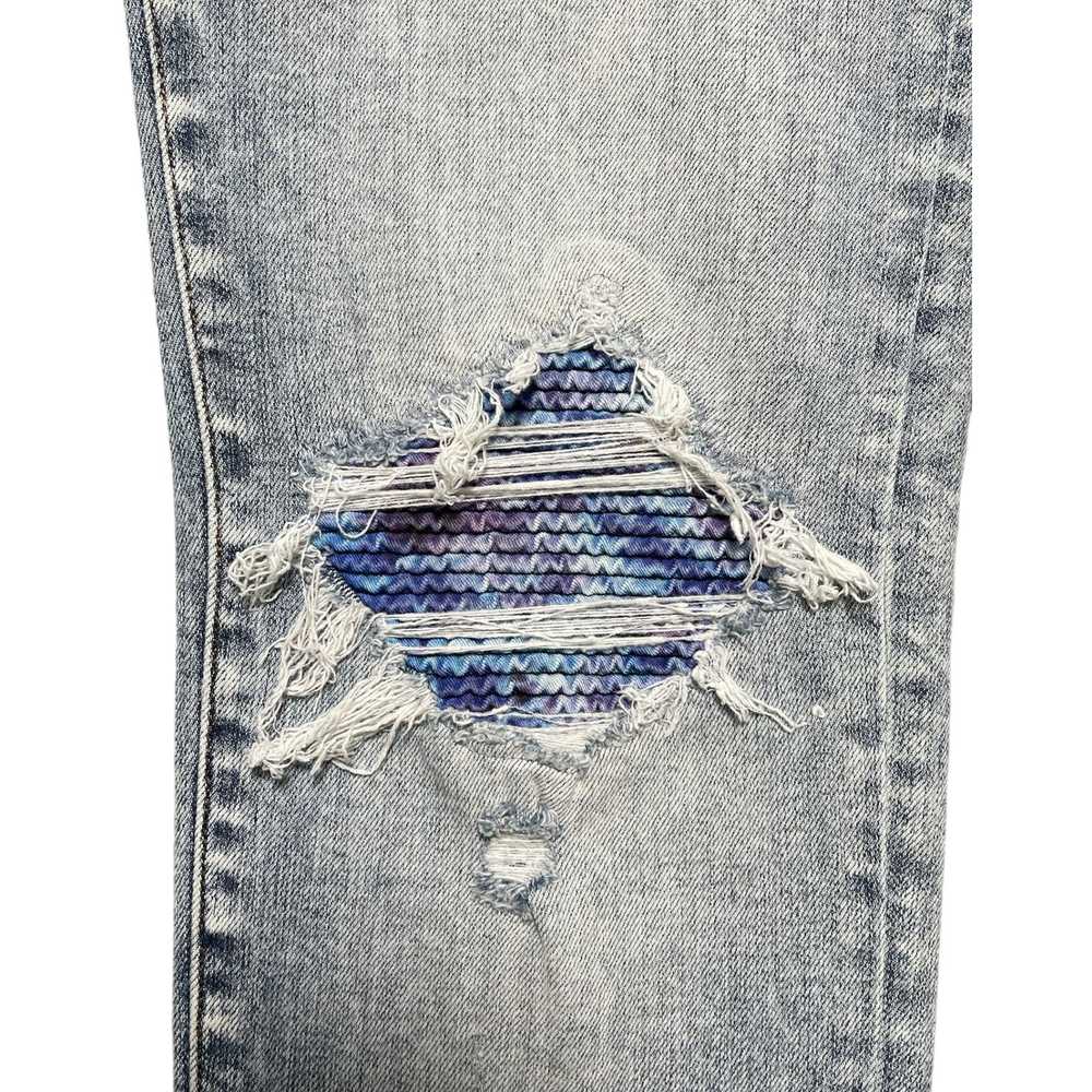 Amiri Amiri MX1 Tie Dye Bandana Patch Stone Indigo - image 3