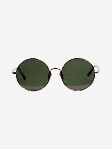 Linda Farrow Brown Welch round sunglasses - image 1