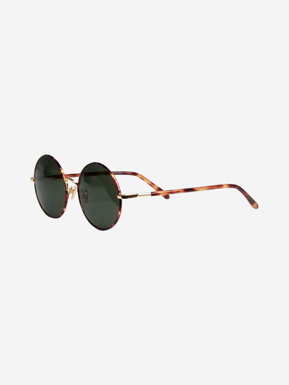 Linda Farrow Brown Welch round sunglasses - image 2