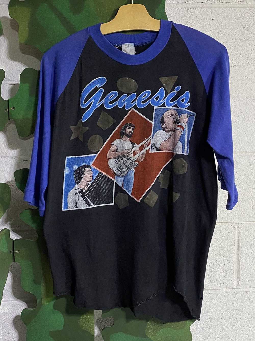 Tour Tee × Vintage Genesis tour tee raglan (royal… - image 1