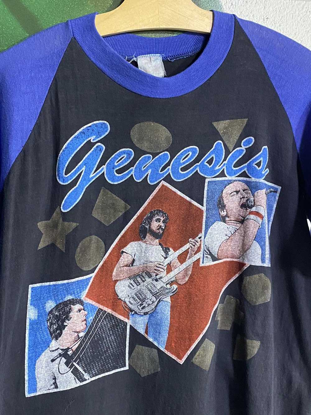 Tour Tee × Vintage Genesis tour tee raglan (royal… - image 5