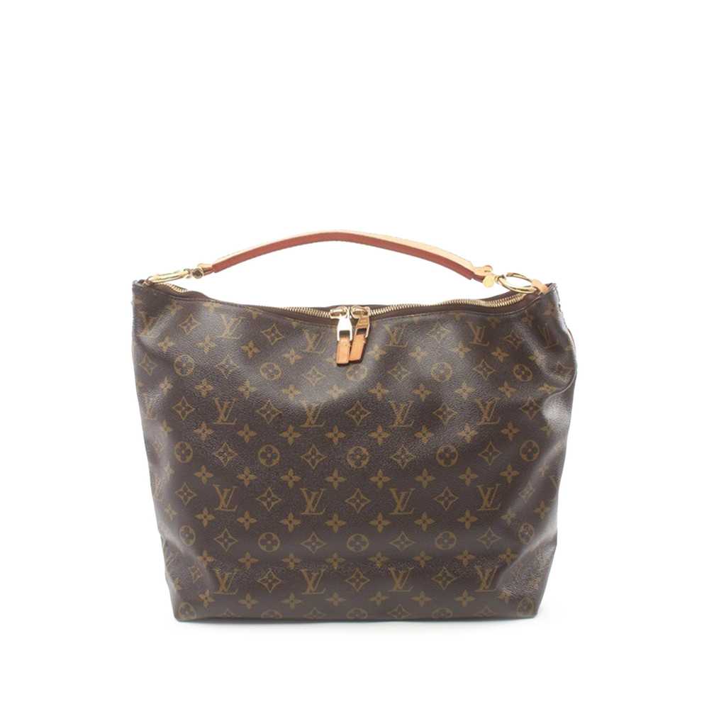 Brown Louis Vuitton Monogram Sully MM Hobo Bag - image 1