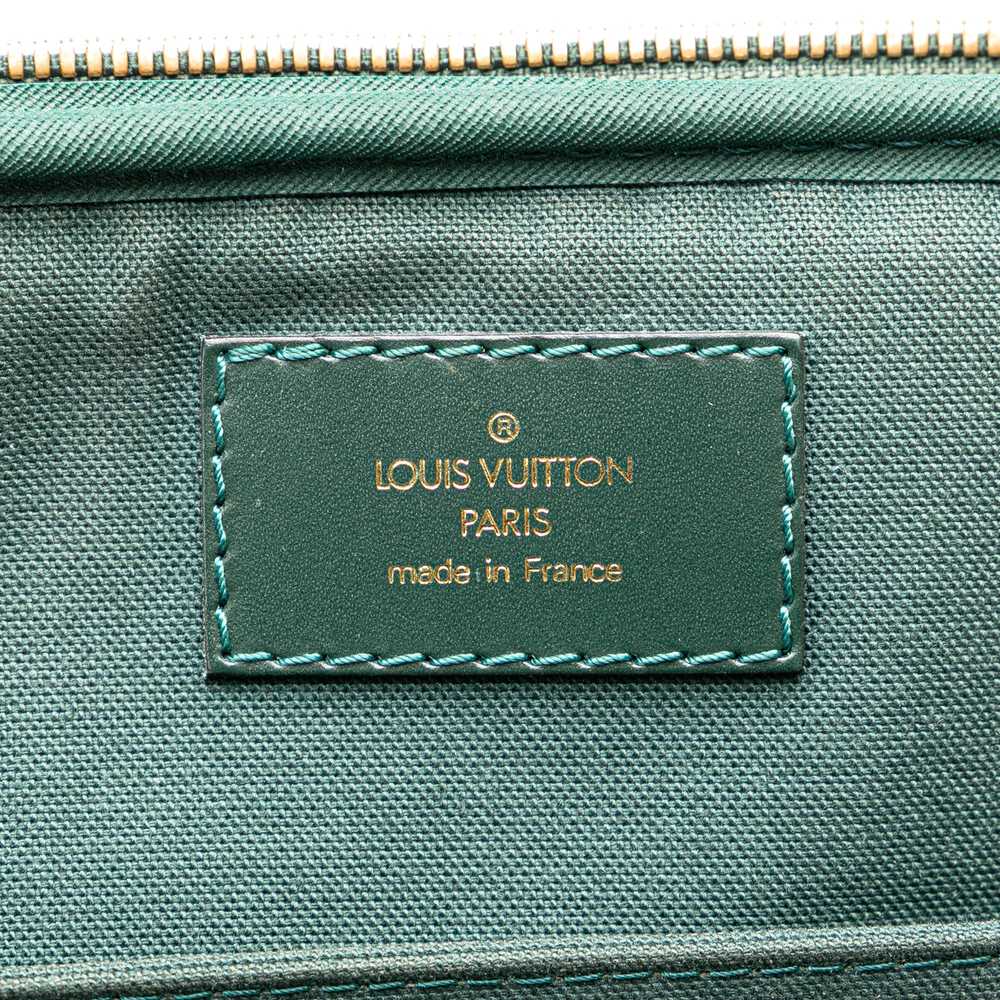 Green Louis Vuitton Taiga Tula Business Bag - image 8