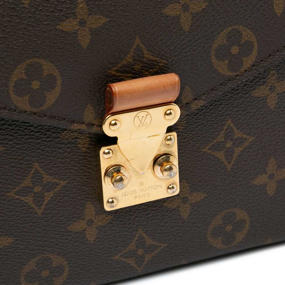 Brown Louis Vuitton Monogram Pochette Metis Satch… - image 10