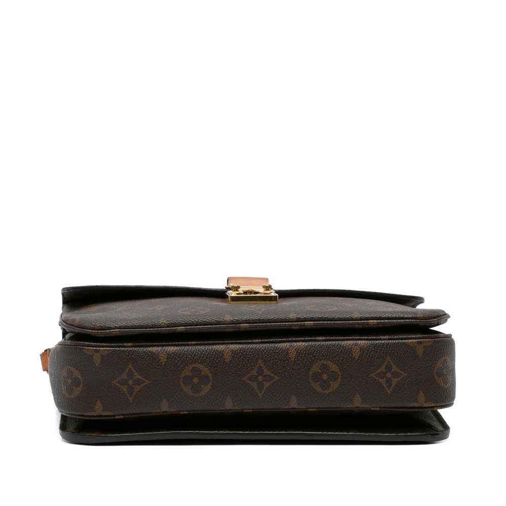 Brown Louis Vuitton Monogram Pochette Metis Satch… - image 4