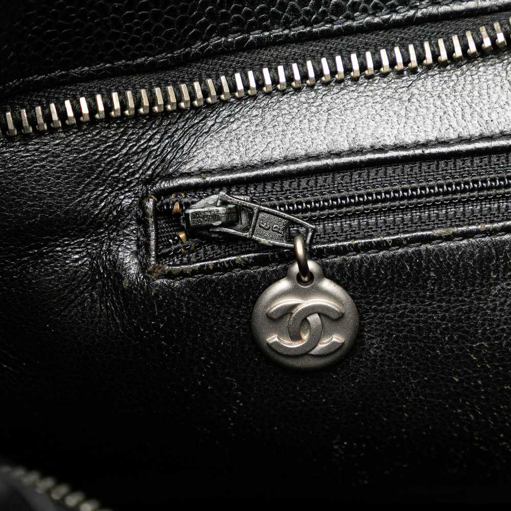 Black Chanel Caviar Medallion Tote - image 8