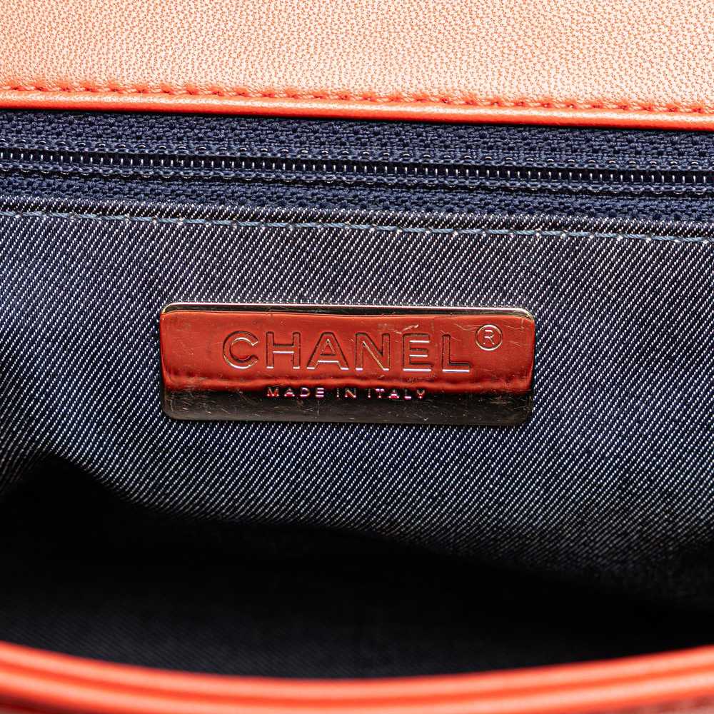 Red Chanel Lambskin CC Mania Flap Crossbody Bag - image 6