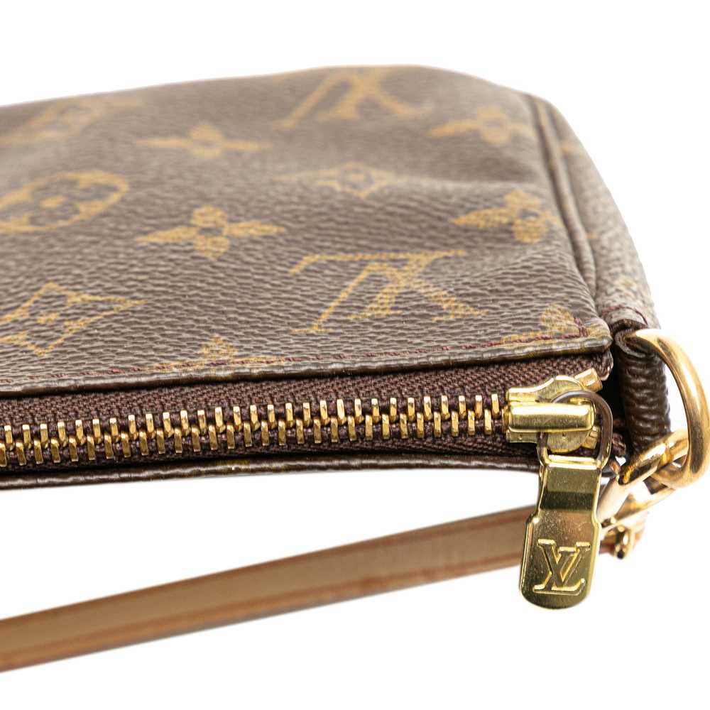 Brown Louis Vuitton Monogram Pochette Accessoires… - image 8