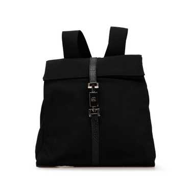 Black Gucci Nylon Jackie Backpack - image 1