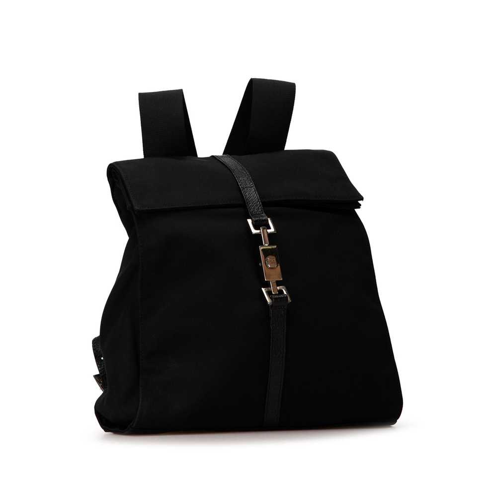 Black Gucci Nylon Jackie Backpack - image 2