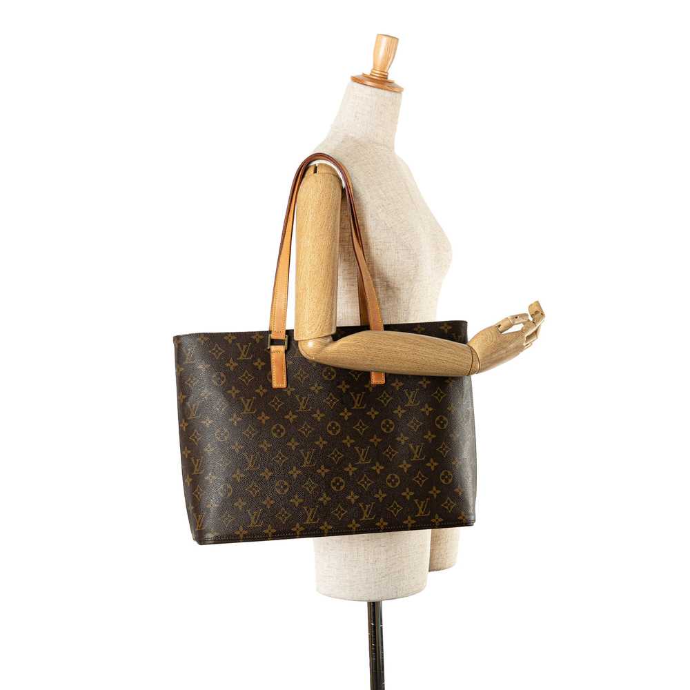 Brown Louis Vuitton Monogram Luco Tote Bag - image 11