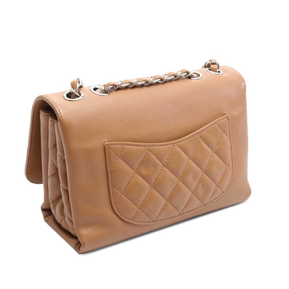 Tan Chanel Small Calfskin Tramezzo Flap Crossbody… - image 2