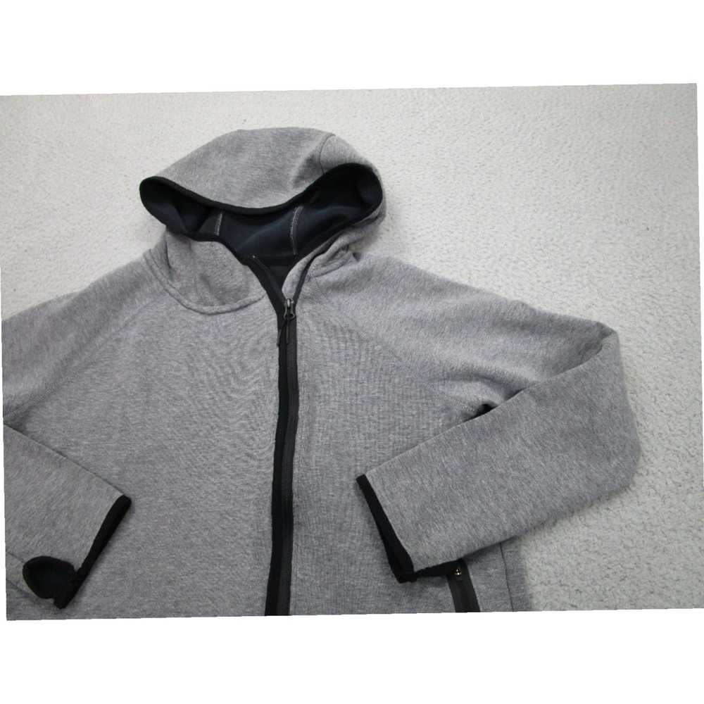 Nike Majestic Gray Black Tech Fleece Cape Hoodie … - image 2