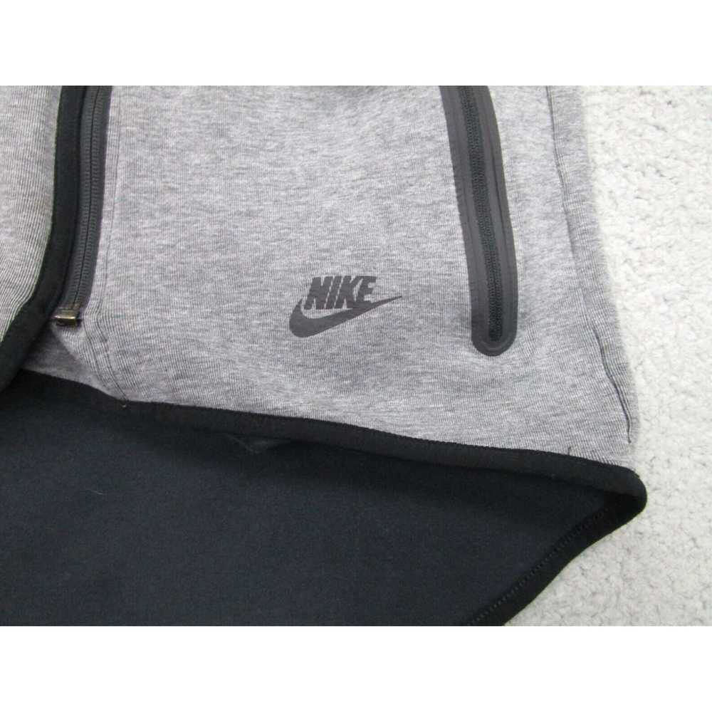 Nike Majestic Gray Black Tech Fleece Cape Hoodie … - image 3