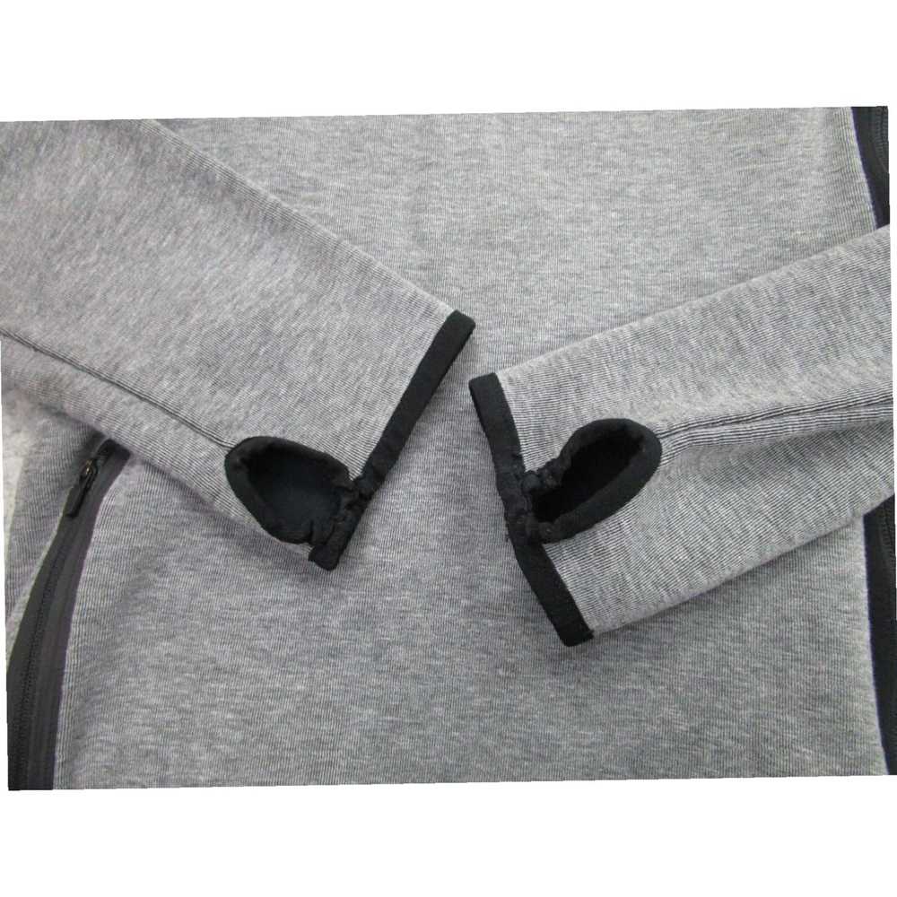 Nike Majestic Gray Black Tech Fleece Cape Hoodie … - image 4