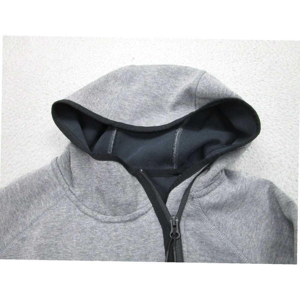 Nike Majestic Gray Black Tech Fleece Cape Hoodie … - image 6